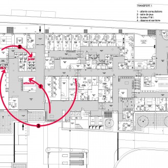 Les transferts mis en place pour permettre la réalisation des travaux de restructuration de la maternité de l'hôpital Armand Trousseau à Paris Les transferts mis en place pour permettre la réalisation des travaux de restructuration de la maternité de l'hôpital Armand Trousseau à Paris