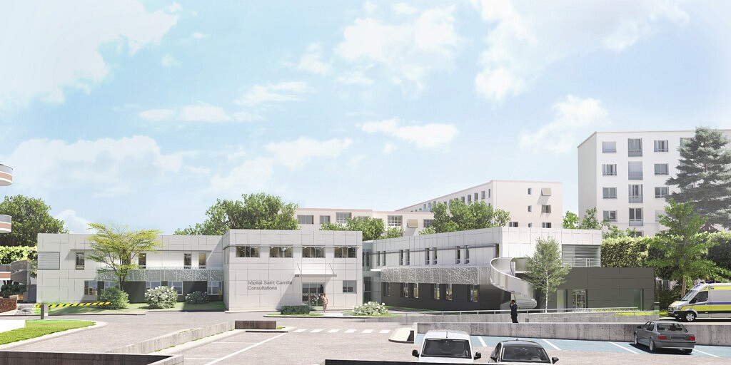 Hôpital Saint CAMILLE 3sd architectes architecture hospitalière